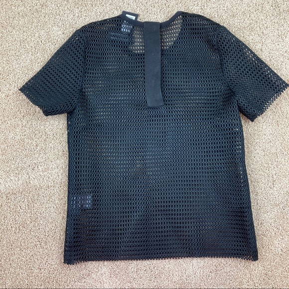 Storm & Marie Hema Black Mesh Short Sleeve Top NWT - Picture 10 of 10